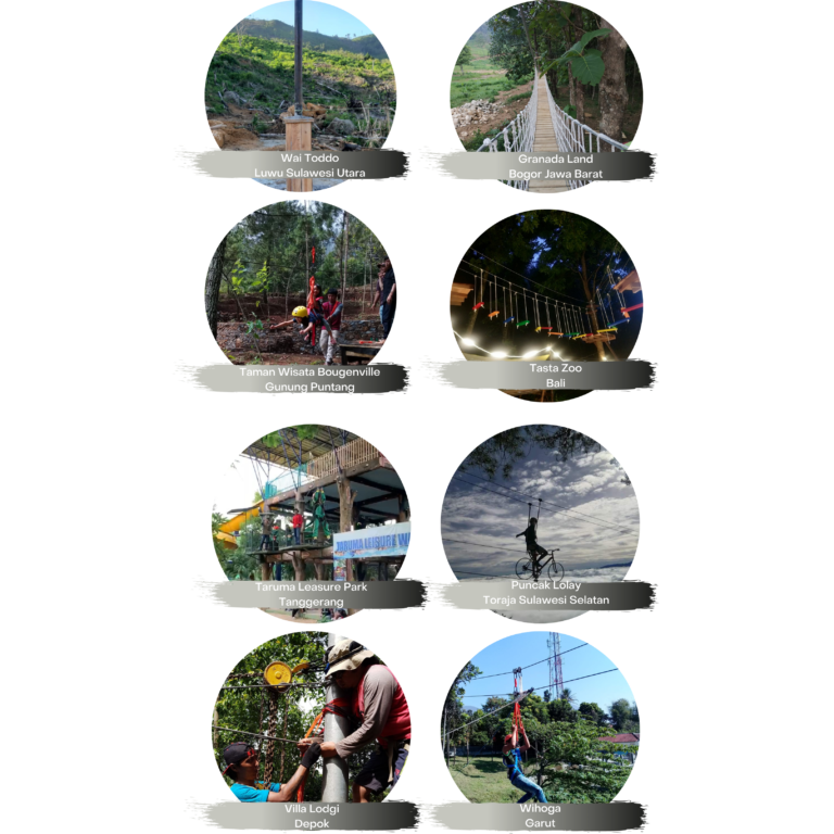 Jasa Pembangunan Flying Fox, Area Outbound, Highropes